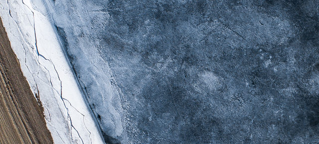 frozen water